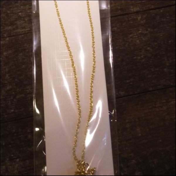 松ぼっくりと誕生石の指輪ネックレスアメジスト