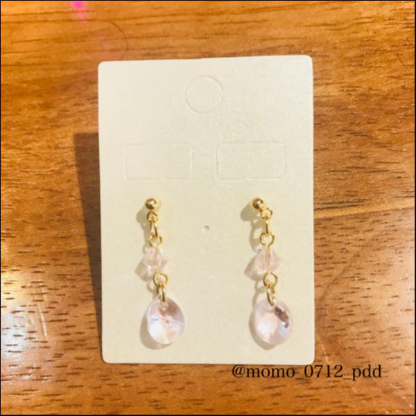 スワロ雫ピアス ロザリン