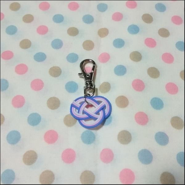 ShuCODE あわじ結びのキーホルダー