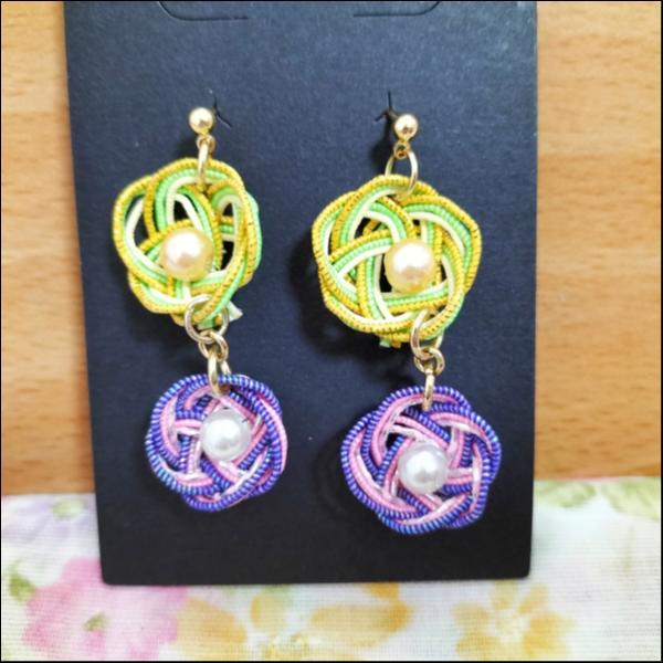 2連水引ピアス