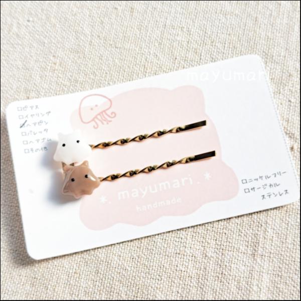 めんだこヘアピン2色セット