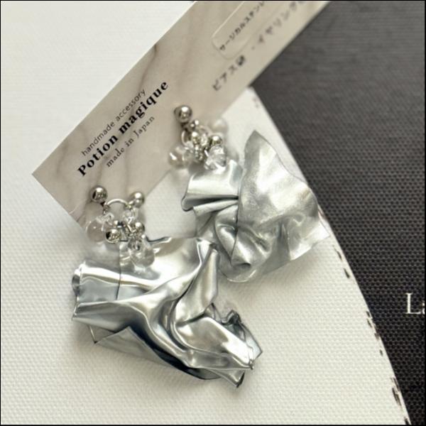 くしゅくしゅシルバーピアス