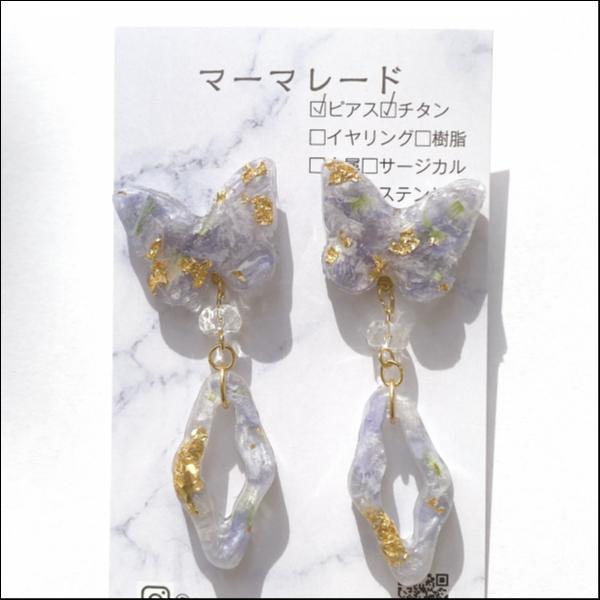 デルフィニウム×蝶々