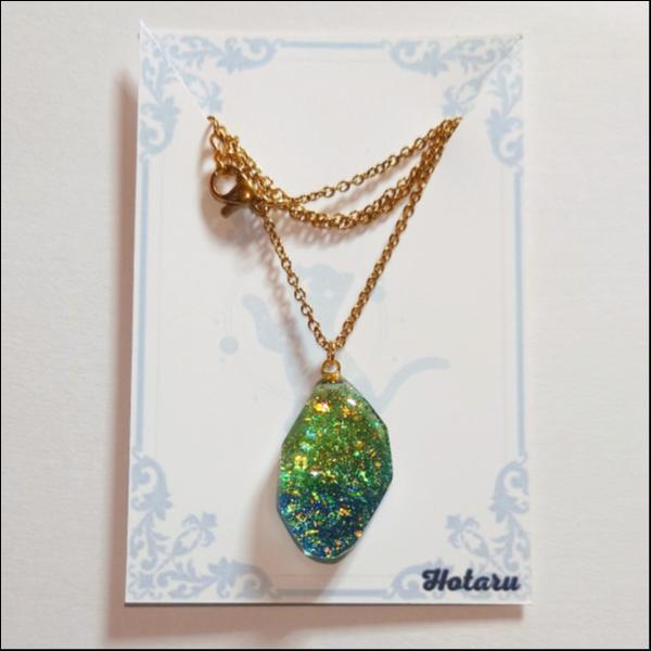 輝石ネックレス(ステンレス仕様)