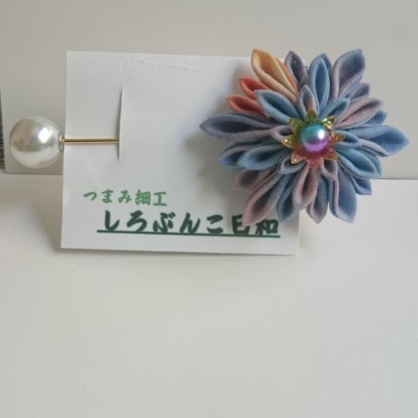 華やか半くす花のヘアバトン
