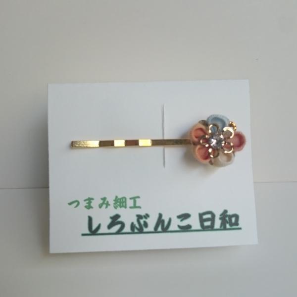 小さいお花のヘアピン・黄昏