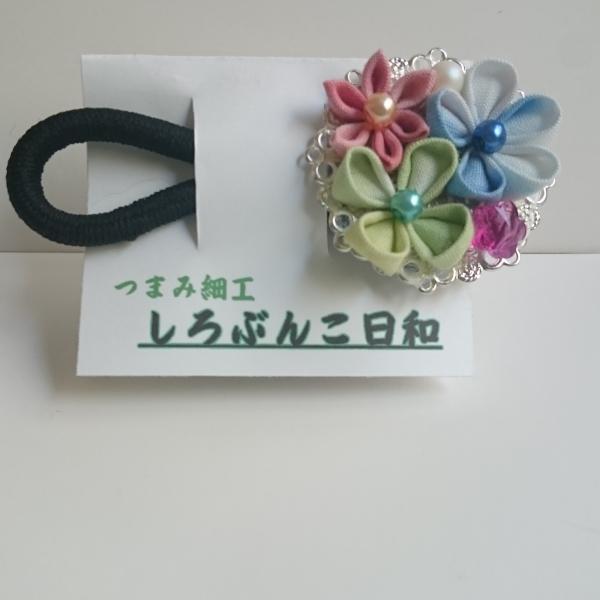 お花いっぱいヘアゴム