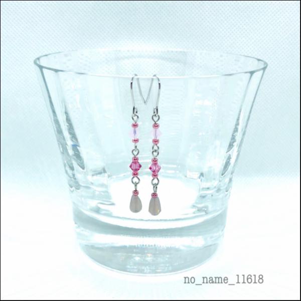 スワロの揺れるピアス(キュートピンク)