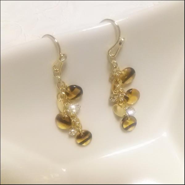 チェコビーズ ピアス