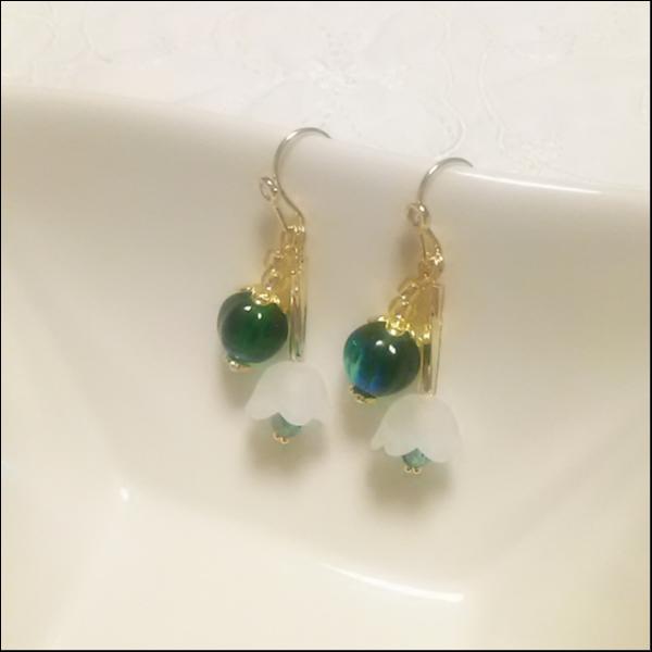 チェコビーズ ピアス