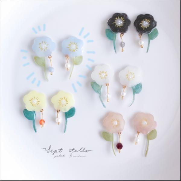fleurir blueclaire イヤリング