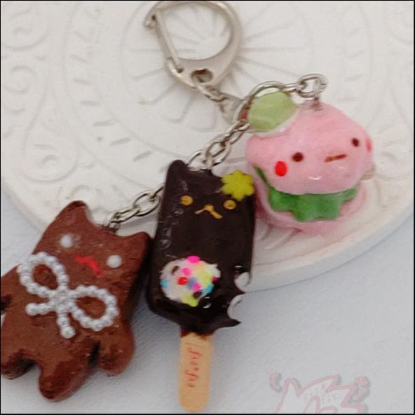 ねこクッキー＆ねこアイス＆桜シュー