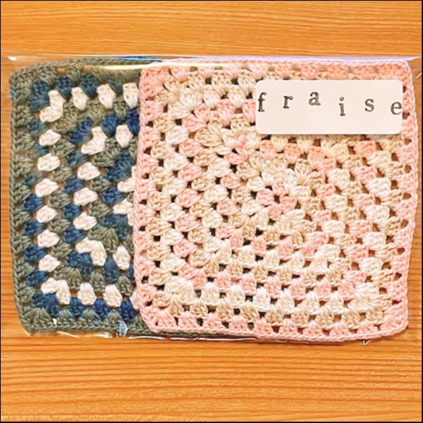 北欧風モチーフコースター【四角型】2枚セット