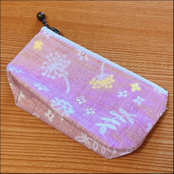 おしゃれ和風可愛いミニポーチ★【お花柄ピンク】