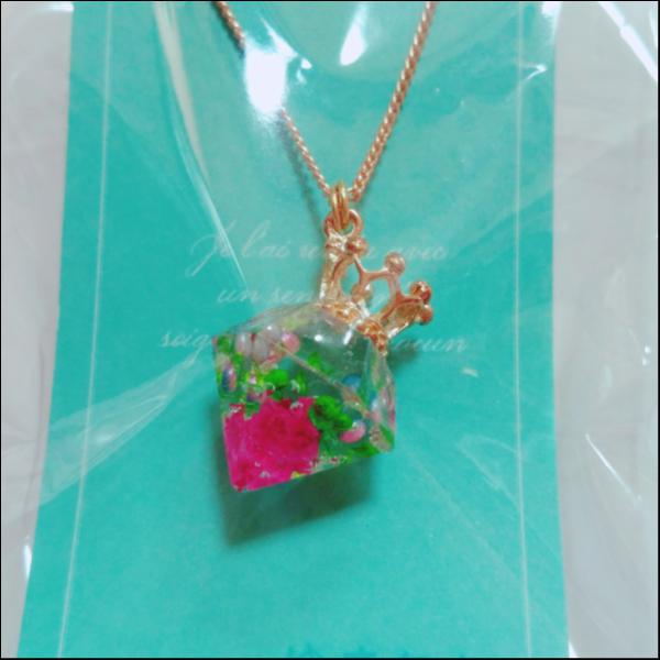 ジュエルネックレス(ピンク)