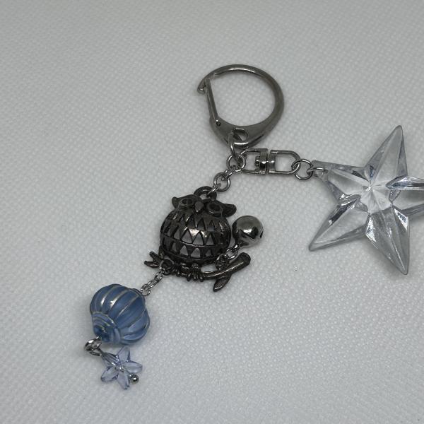 フクロウのキーホルダー<BLUE>