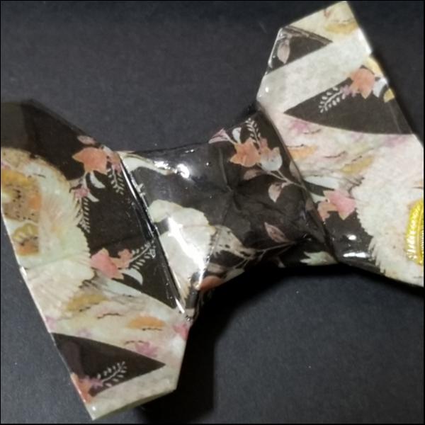 折り紙箸置き リボン