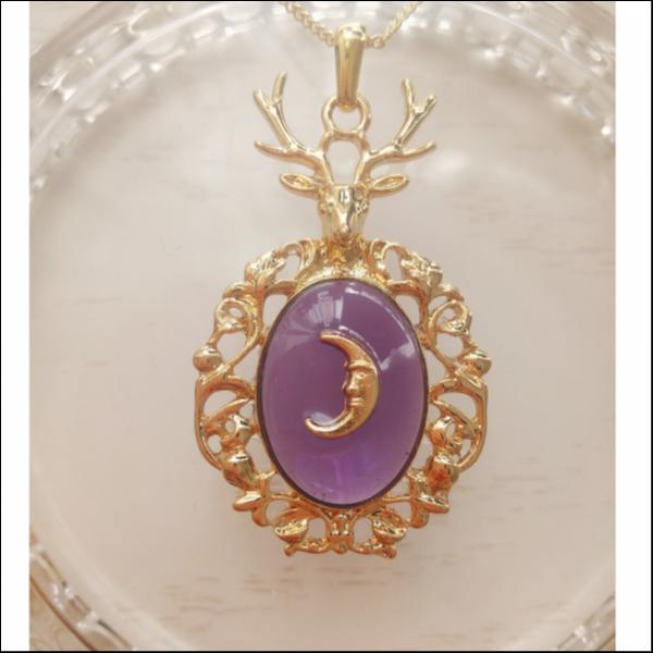 貴方の想う宝石ﾍﾟﾝﾀﾞﾝﾄ(紫)