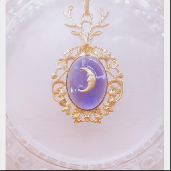 貴方の想う宝石ﾍﾟﾝﾀﾞﾝﾄ(青紫)