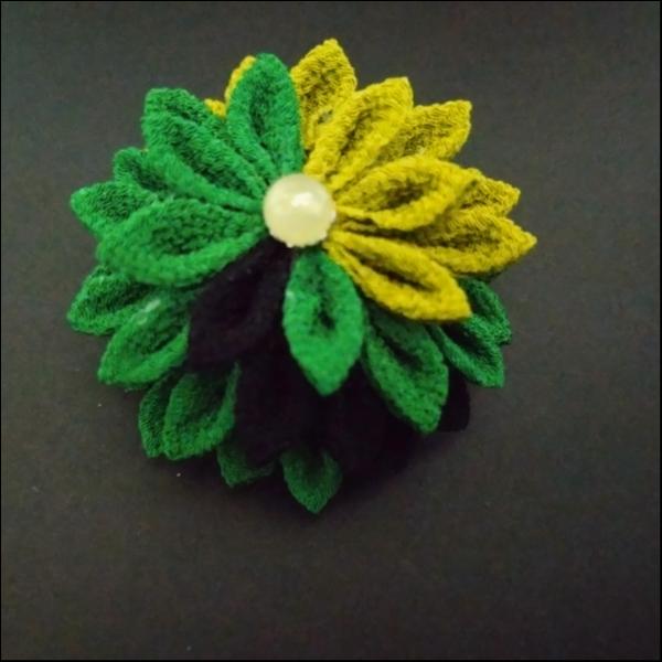 2Wつまみ細工みどり